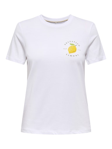 Only γυναικείο t-shirt με τύπωμα ONLKITA S/S PEARL TOP BOX 15375848