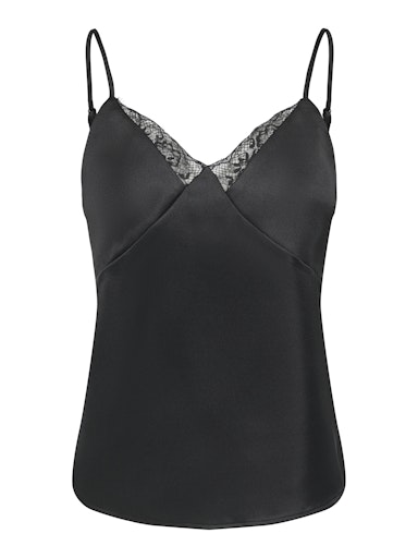 Only γυναικείο lingerie τοπ με δαντέλα ONLFARAYA STRAP LACE SATIN TOP 15380254