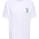 Only γυναικείο t-shirt με τύπωμα ONLVIVVI S/S LOVELY TOP 15346761