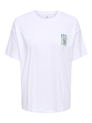 Only γυναικείο t-shirt με τύπωμα ONLVIVVI S/S LOVELY TOP 15346761