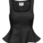 Only γυναικείο μονόχρωμο τοπ ONLORLEEN LIFE STRAP PEPLUM TOP 15367275