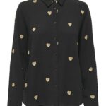 Only γυναικείο πουκάμισο με σχέδια ONLNOELLA-MIA L/S KISS SHIRT 15367081