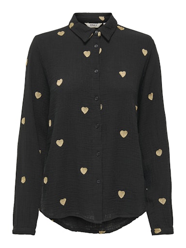 Only γυναικείο πουκάμισο με σχέδια ONLNOELLA-MIA L/S KISS SHIRT 15367081