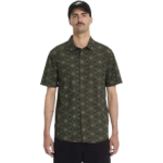 Volcom SCALER STONE ανδρικό κοντομάνικο εμπριμέ πουκάμισο A0412624