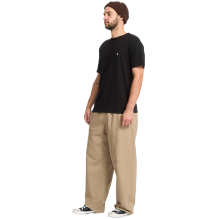 Volcom BAGGOS PLEAT PANT ανδρικό φαρδύ chino παντελόνι A1112614
