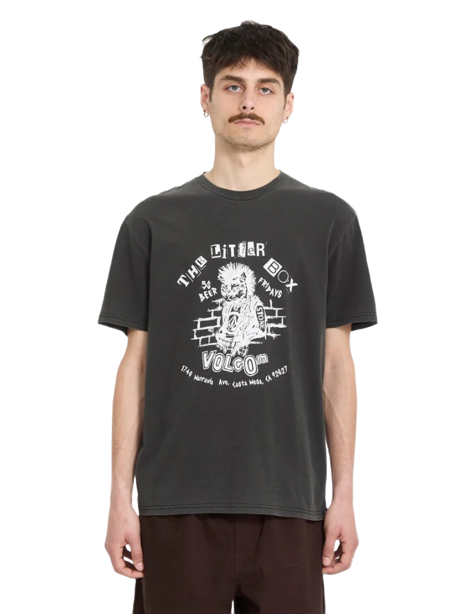 Volcom PUNKAT PW ανδρικό t-shirt τύπωμα A5212613
