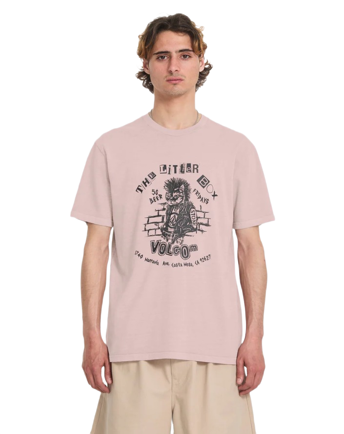 Volcom PUNKAT PW ανδρικό t-shirt τύπωμα A5212613
