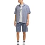 Jack & Jones ανδρική βερμούδα cargo με ζώνη 12289335