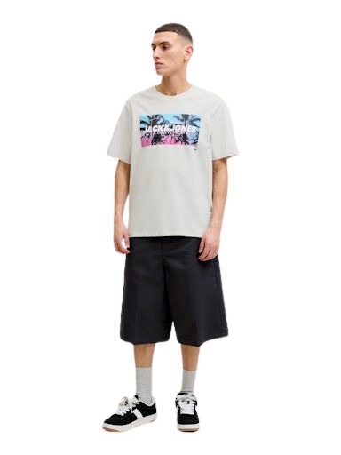 Jack & Jones ανδρικό t-shirt με τύπωμα 12288112