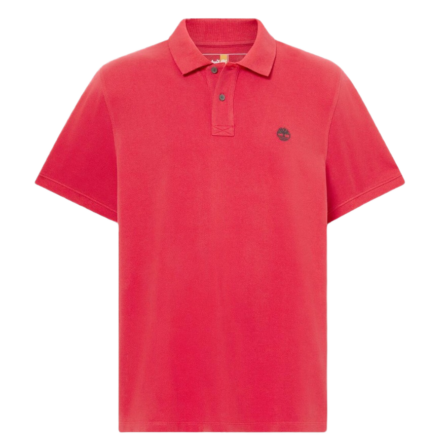 Timberland MILLERS RIVER ανδρικό μονόχρωμο polo μπλουζάκι A6VDPN96