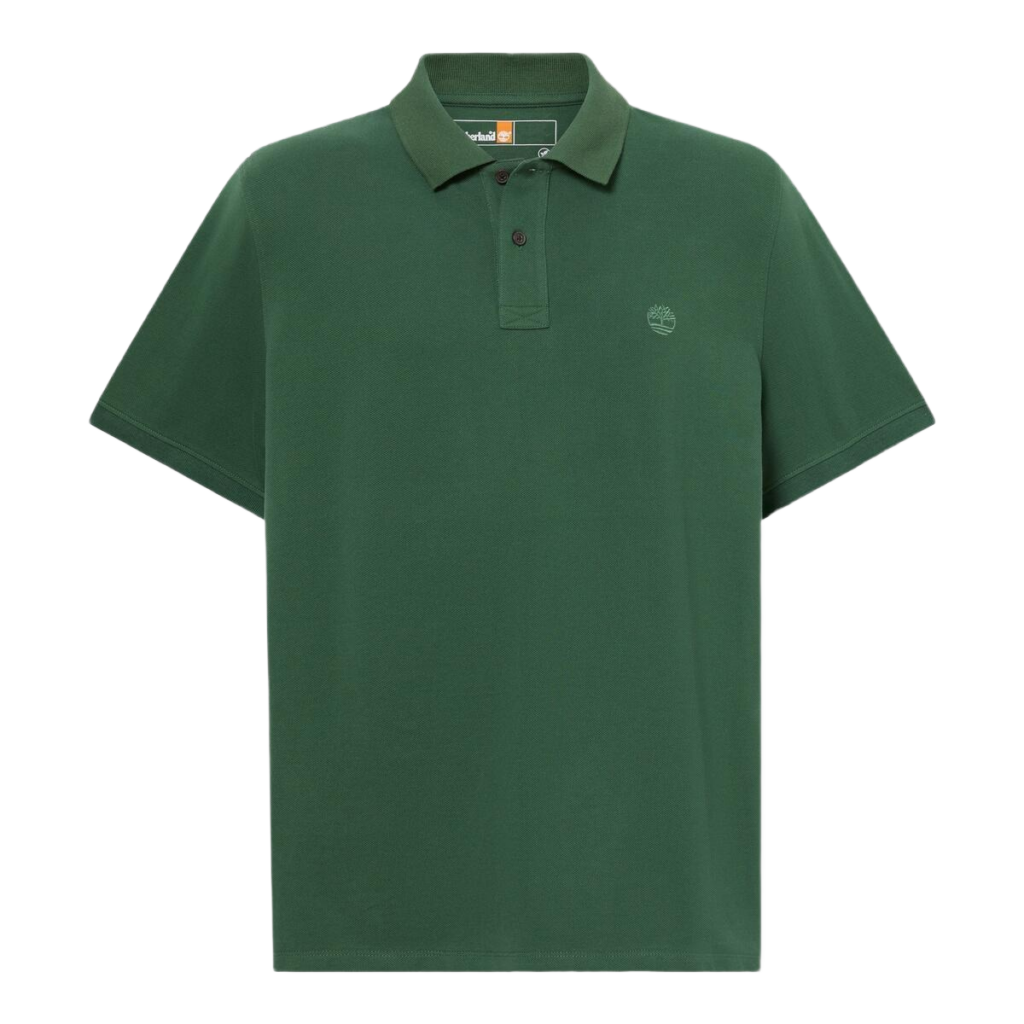 Timberland MILLERS RIVER ανδρικό μονόχρωμο polo μπλουζάκι A6VDPA6X