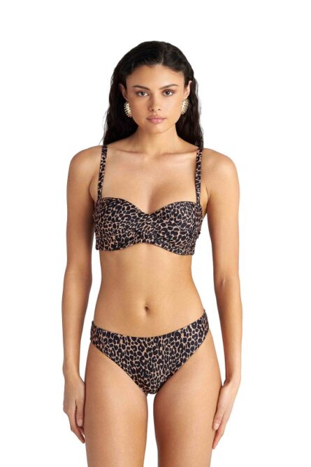 Blu4u 'TOFFEE LEO' γυναικείο μαγιό μπικίνι σλιπ animal print hipster 26365576