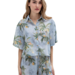 Toi & Moi γυναικείο tropical πουκάμισο 30-5764-126