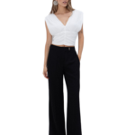 Toi & Moi γυναικείο office παντελόνι flare 20-6024-126