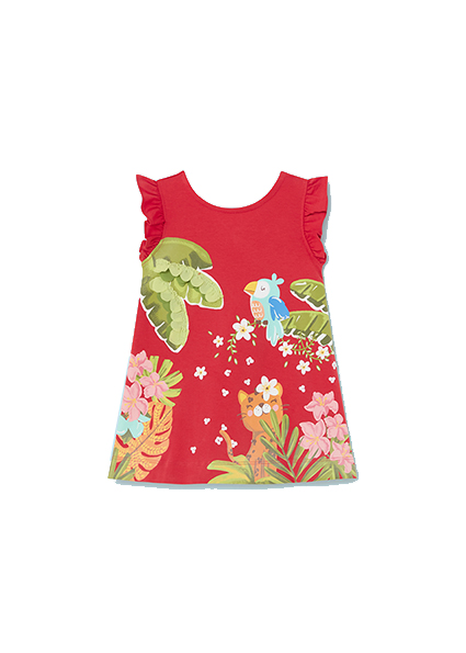 Mayoral Baby βρεφικό φόρεμα για κοριτσάκι με μεταξοτυπία 24-01931